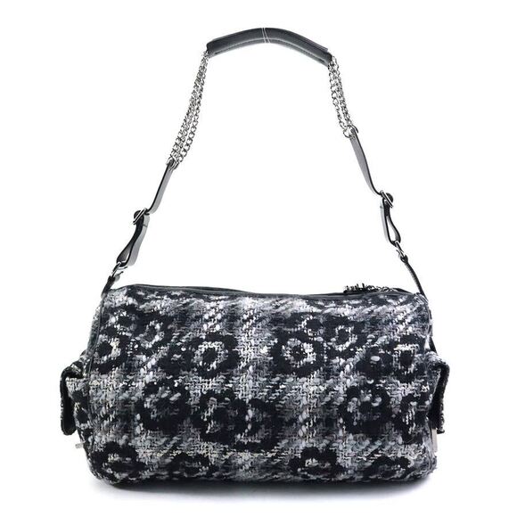 Auth Chanel Camellia Chain Shoulder Bag #160611C14B - Picture 3 of 15